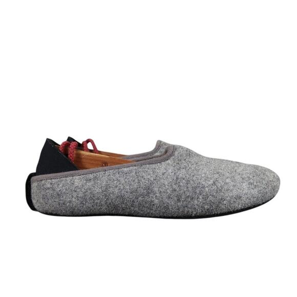 Mahabis Shoes Womens 36 Slippers Felt Wool Casual Comfort Gray Slip On Classic - Picture 2 of 13